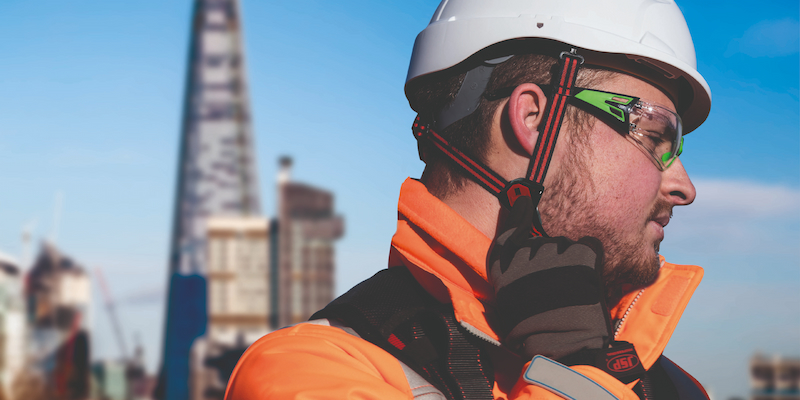 Worker wearing new safety helmet.jpg (252 KB)